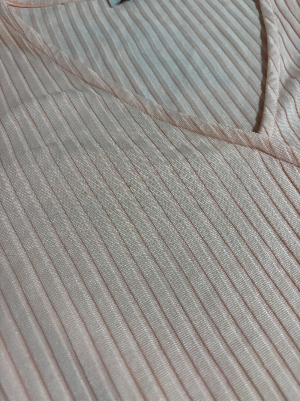 Atmosphere Peach Ribbed Top - Picture 4 of 8